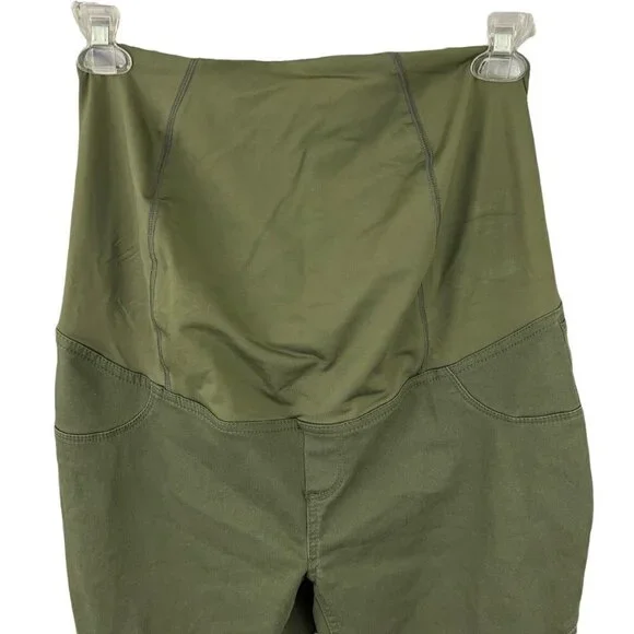 Isabel Maternity by Ingrid & Isabel Green Jeggings Size 8 - Picture 6 of 9